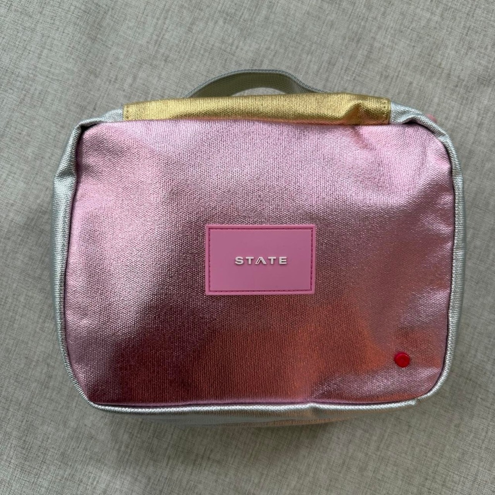 State Bags Bensen Toiletry Bag pink metallic